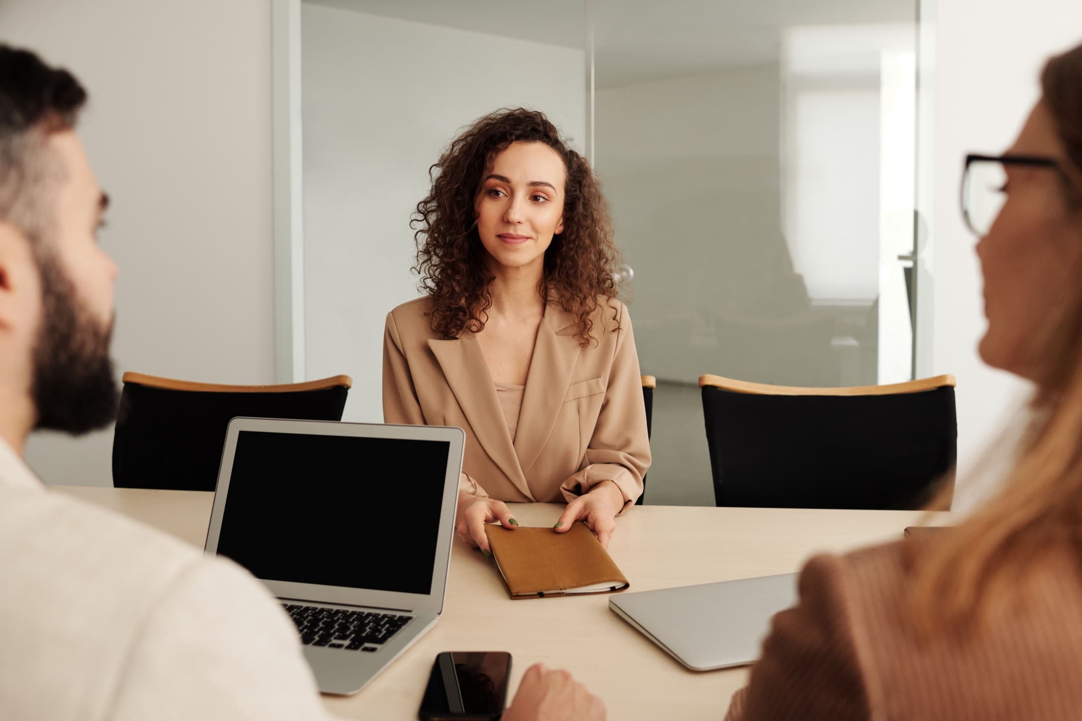A professional interview preparation conversation